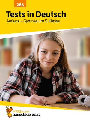 cover image of Übungsheft mit Tests in Deutsch--Aufsatz Gymnasium 5. Klasse